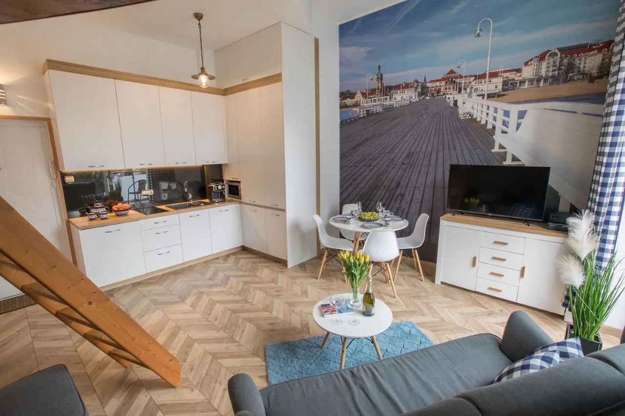 Apartament Chopina 5 M5 - Centrum Sopotu 3 Min Do Monciaka 0*, Sopot